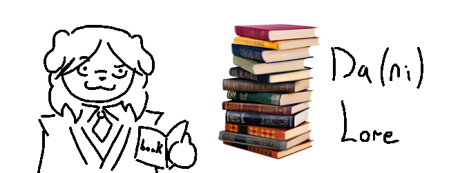 A banner for the dani village's lore page