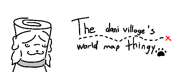 A banner for the dani village's map page